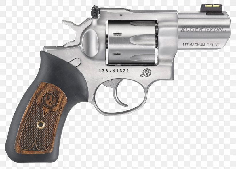 Ruger GP100 .357 Magnum Revolver Firearm Sturm, Ruger & Co., PNG, 3622x2601px, 38 Special, 357 Magnum, Ruger Gp100, Air Gun, Ammunition Download Free