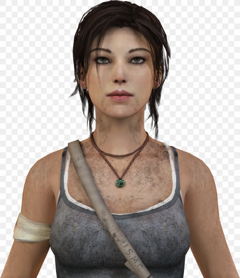 Tomb Raider Lara Croft Kasumi Rendering Video Game, PNG, 922x1068px, Watercolor, Cartoon, Flower, Frame, Heart Download Free