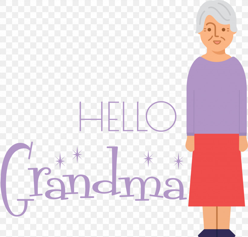 Hello Grandma Dear Grandma, PNG, 3000x2866px, Logo, Behavior, Conversation, Dress, Happiness Download Free