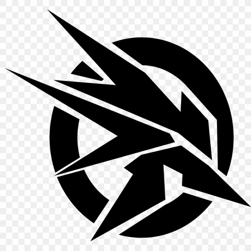 Strike Suit Zero Logo Born Ready Games Xbox One, PNG, 851x851px, Logo, Artwork, Black And White, Concept, Copyright Download Free