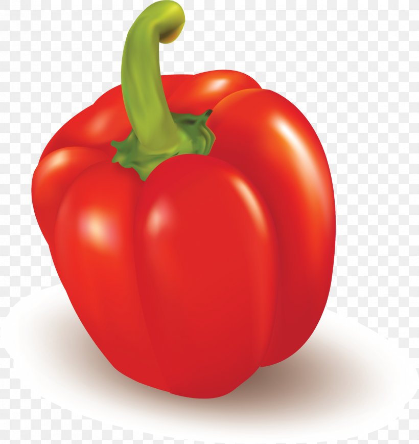 Bell Pepper Vegetable Food Fruit Chili Pepper, PNG, 2343x2483px, Bell Pepper, Bell Peppers And Chili Peppers, Black Pepper, Bush Tomato, Capsicum Download Free