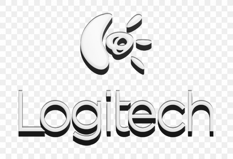 Logitech Icon, PNG, 880x600px, Logitech Icon, Blackandwhite, Logo, Text Download Free
