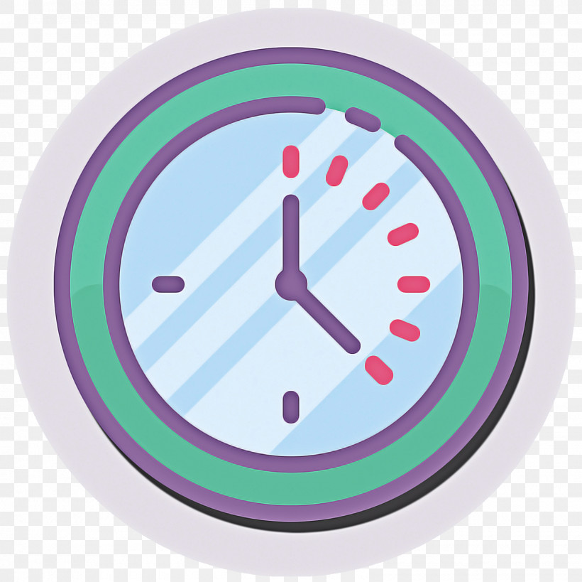 Clock Pink Violet Wall Clock Circle, PNG, 1600x1600px, Clock, Circle, Furniture, Home Accessories, Magenta Download Free