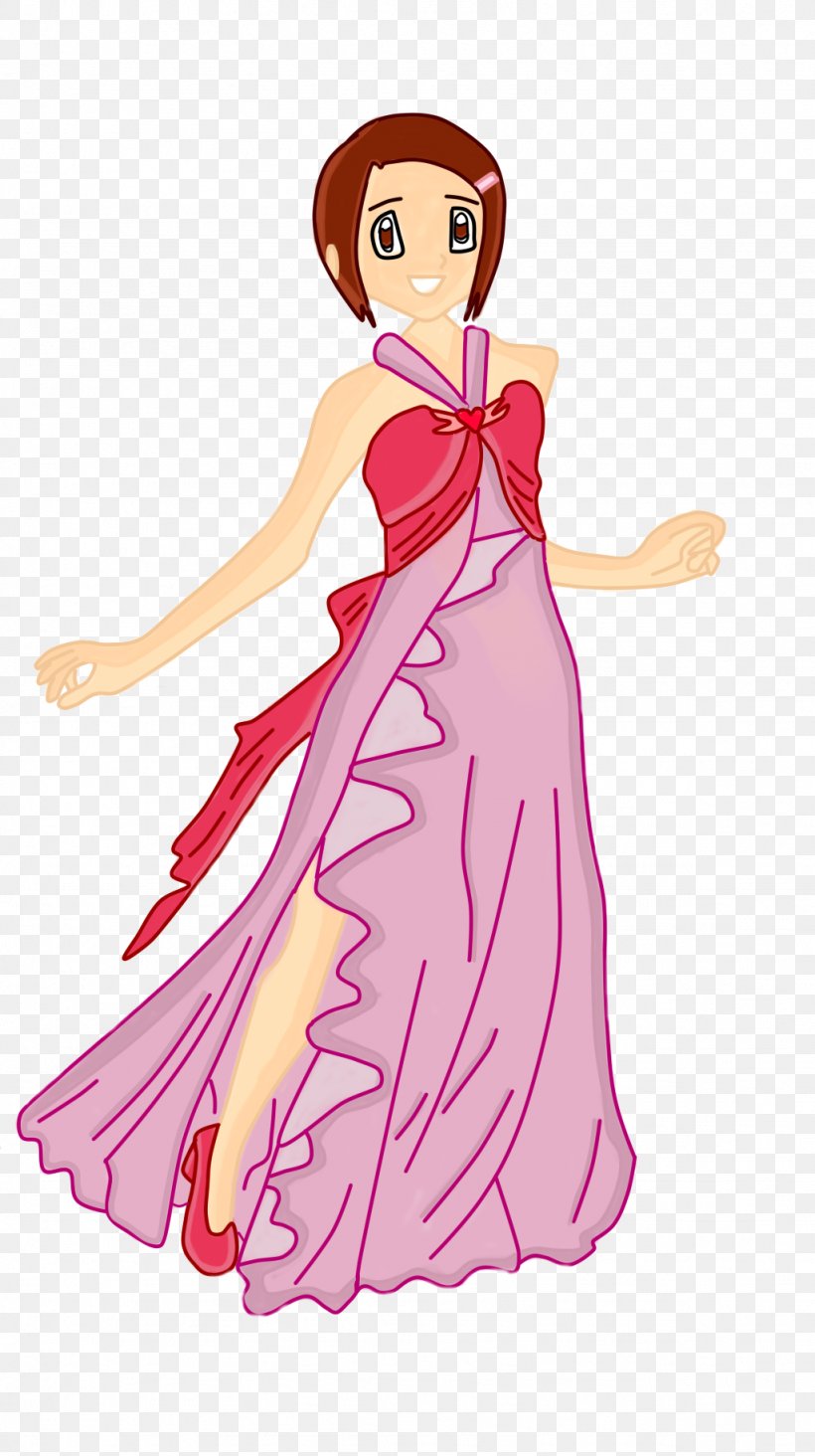 Dress Finger Fairy Clip Art, PNG, 1024x1829px, Watercolor, Cartoon, Flower, Frame, Heart Download Free