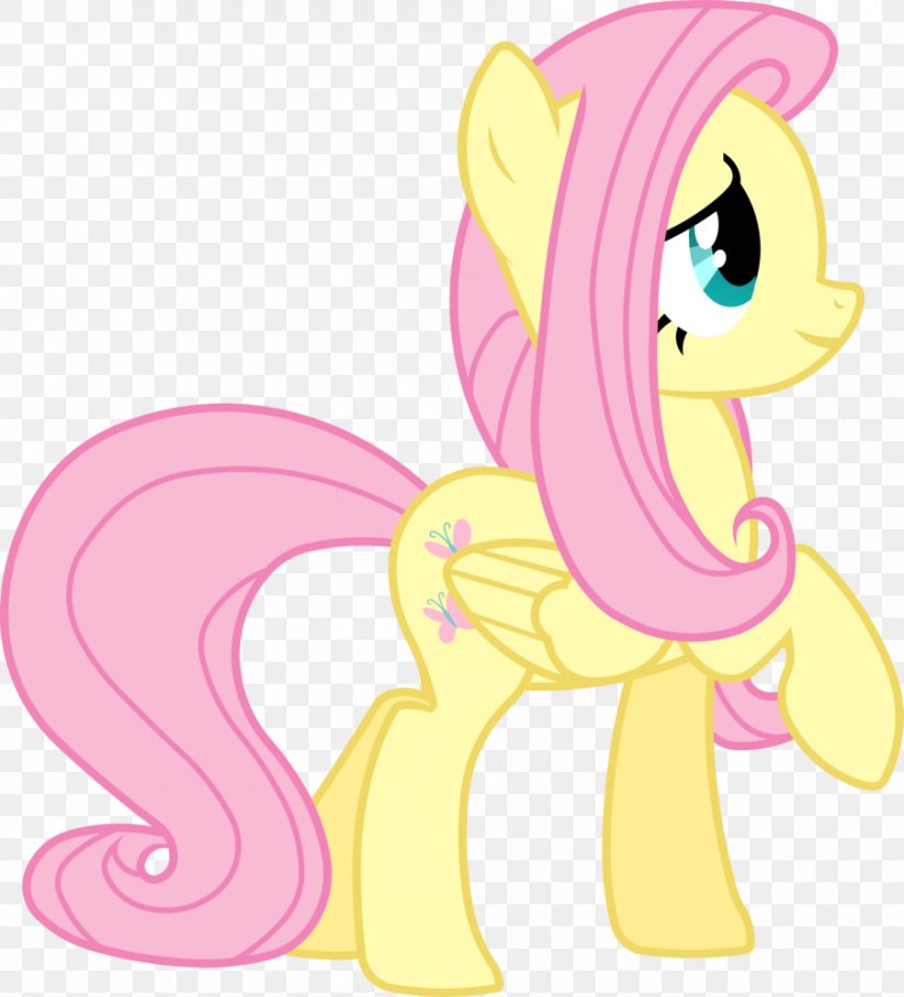 Fluttershy Pony, PNG, 900x993px, Watercolor, Cartoon, Flower, Frame, Heart Download Free