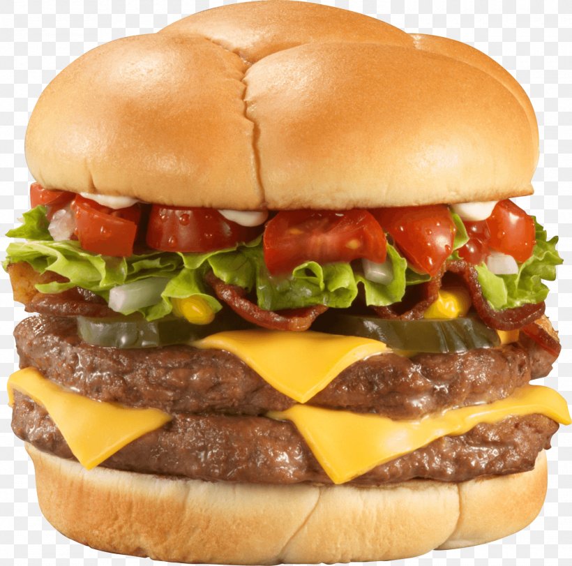 Hamburger Cheeseburger Chicken Sandwich Fast Food Bacon, PNG, 1500x1485px, Hamburger, American Food, Bacon, Breakfast Sandwich, Buffalo Burger Download Free