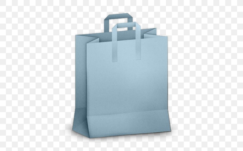 Paper Bag Shopping Bag Icon, PNG, 512x512px, Paper, Advertising, Apple Icon Image Format, Bag, Blue Download Free