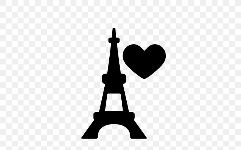Eiffel Tower, PNG, 512x512px, Eiffel Tower, Black And White, Drawing, Heart, Monument Download Free