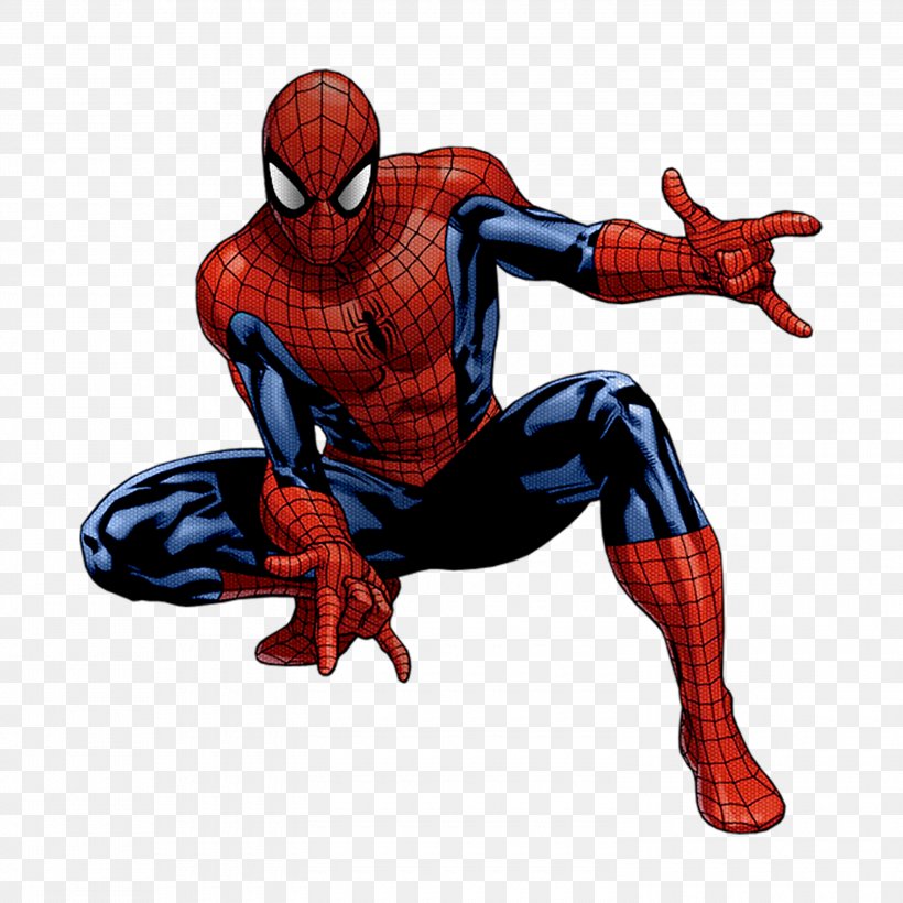 Spider-Man Iron Man Captain America Marvel Comics Comic Book, PNG, 3000x3000px, Spiderman, Action Figure, Captain America, Cartoon, Comic Book Download Free