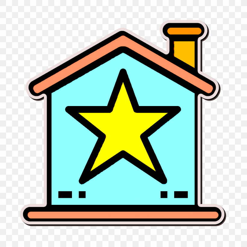 Star Icon Real Estate Icon Home Icon, PNG, 1160x1160px, Star Icon, Home Icon, Line, Real Estate Icon, Sign Download Free