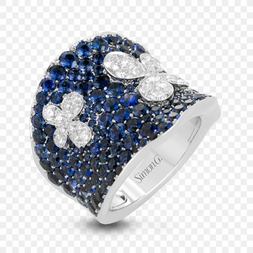 Sapphire Ring Gemstone Diamond Jewelry Design, PNG, 1000x1000px, Sapphire, Bijou, Bling Bling, Blingbling, Blue Download Free