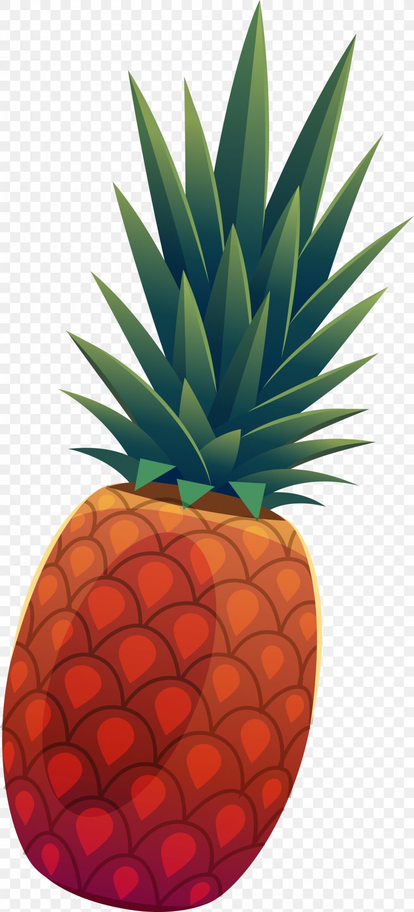 Pineapple Bun Juice Fruit, PNG, 2000x4407px, Pineapple, Ananas, Animation, Auglis, Blue Download Free