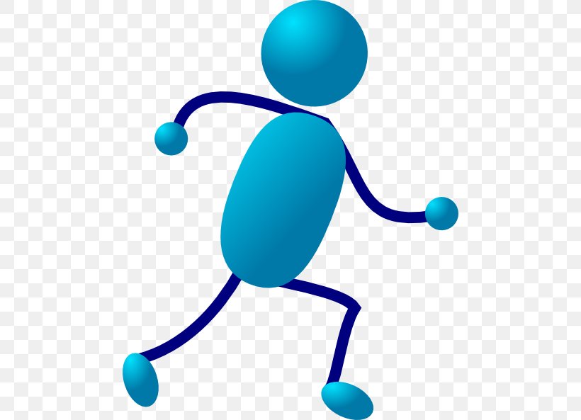 Stick Figure Running Clip Art, PNG, 474x593px, Stick Figure, Animation, Blue, Drawing, Graphic Arts Download Free