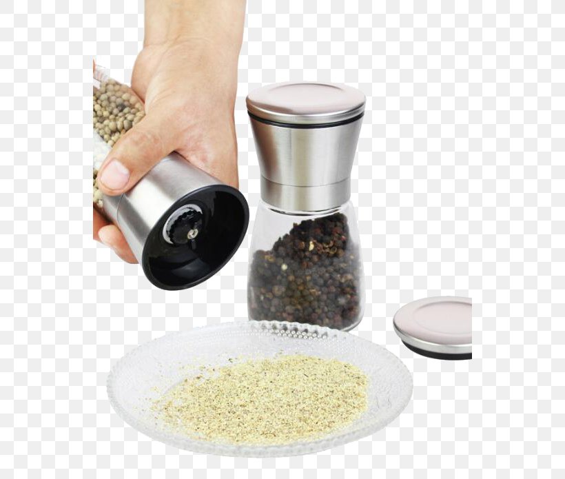 Black Pepper Mill Condiment Glass Salt, PNG, 550x695px, Black Pepper, Bottle, Ceramic, Condiment, Glass Download Free