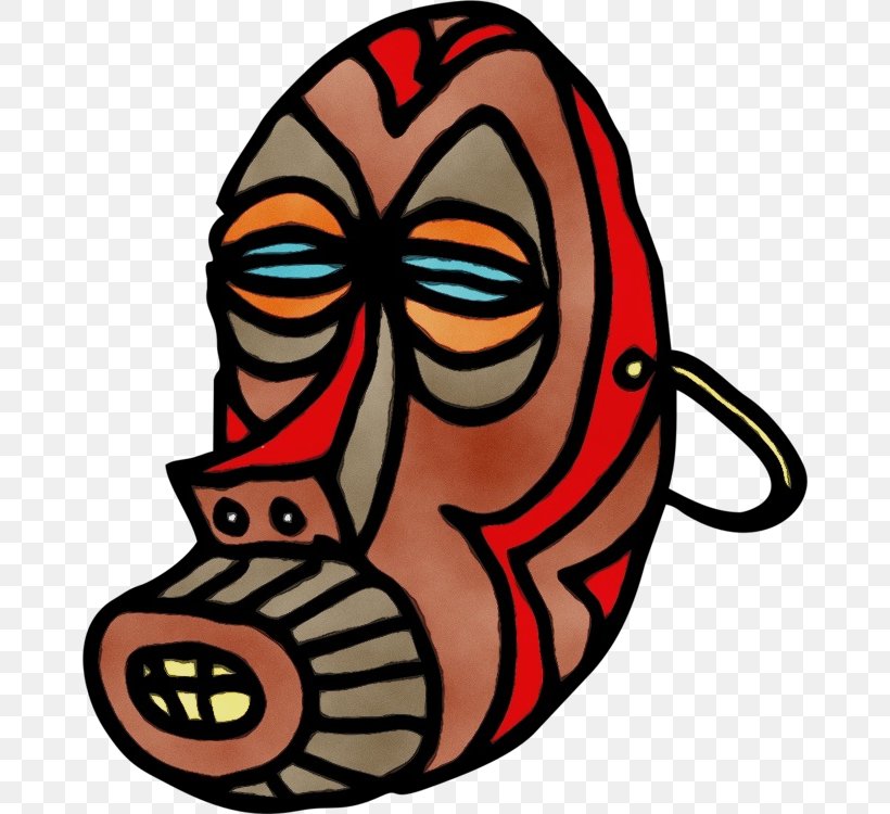 Clip Art Costume Mask Fictional Character, PNG, 668x750px, Watercolor, Costume, Fictional Character, Mask, Paint Download Free