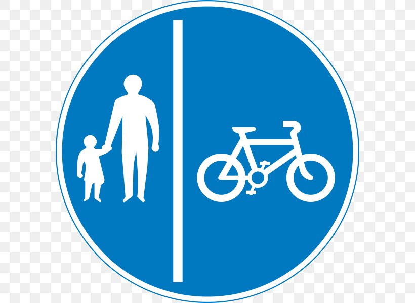 Cycling Bicycle Pedestrian Walking Traffic Sign, PNG, 600x600px, Cycling, Area, Bicycle, Bicycle Pedals, Bicycle Touring Download Free
