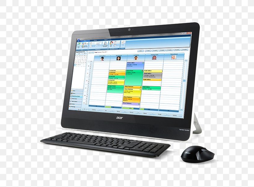 Netbook Intel Desktop Computers Laptop Personal Computer, PNG, 602x602px, Netbook, Acer Aspire, Allinone, Central Processing Unit, Computer Download Free