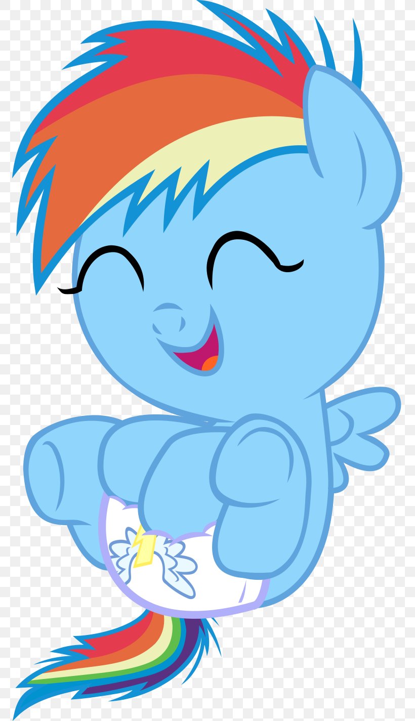 Rainbow Dash Pony Diaper Clip Art, PNG, 771x1425px, Watercolor, Cartoon, Flower, Frame, Heart Download Free