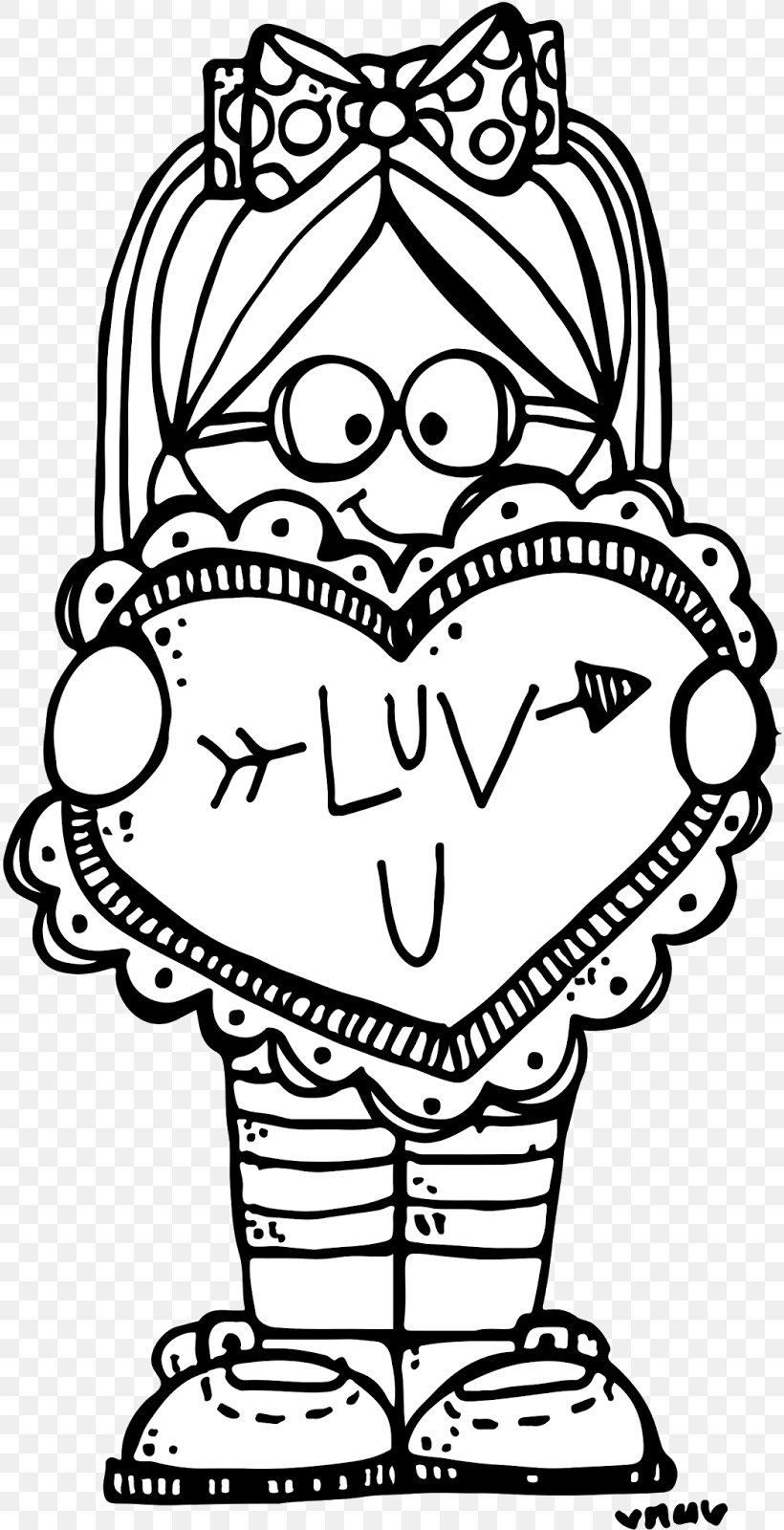 Valentine's Day Drawing Clip Art, PNG, 816x1600px, Valentine S Day, Art, Black, Black And White, Coloring Book Download Free