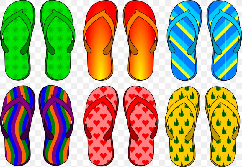 Flip-flops Clip Art, PNG, 999x689px, Flipflops, Clothing, Flip Flops, Footwear, Outdoor Shoe Download Free