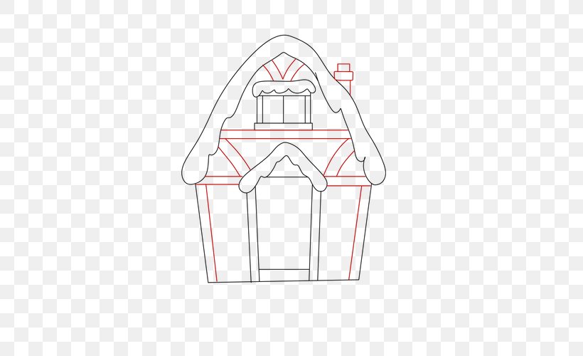 House Line Art, PNG, 500x500px, House, Area, Joint, Line Art, Material Download Free