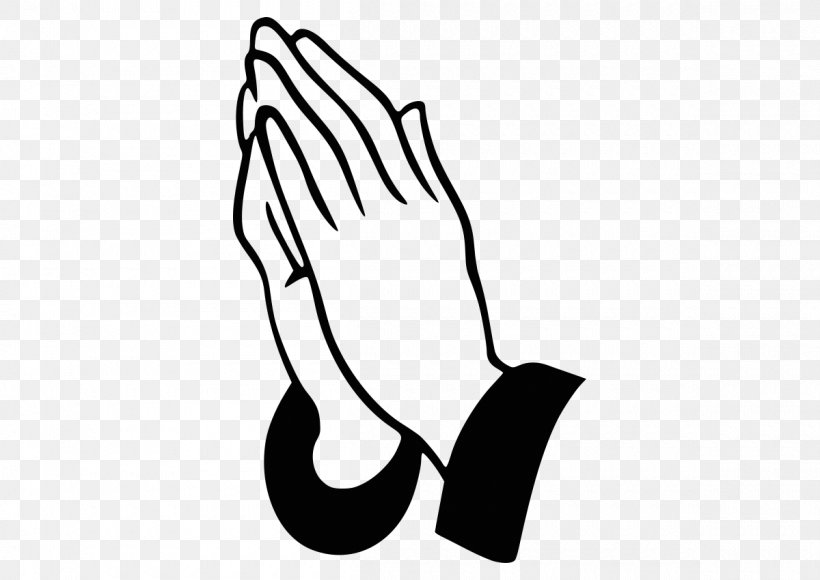 Praying Hands Prayer Silhouette Clip Art, PNG, 1200x850px, Watercolor, Cartoon, Flower, Frame, Heart Download Free