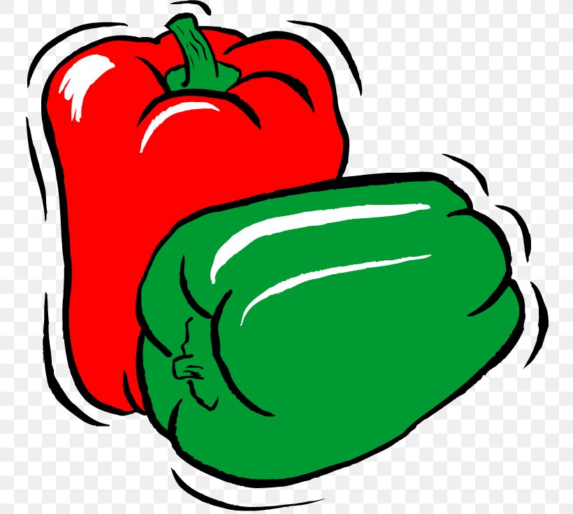 Bell Pepper Vegetable Paprika, PNG, 750x735px, Bell Pepper, Apple, Area, Artwork, Bell Peppers And Chili Peppers Download Free