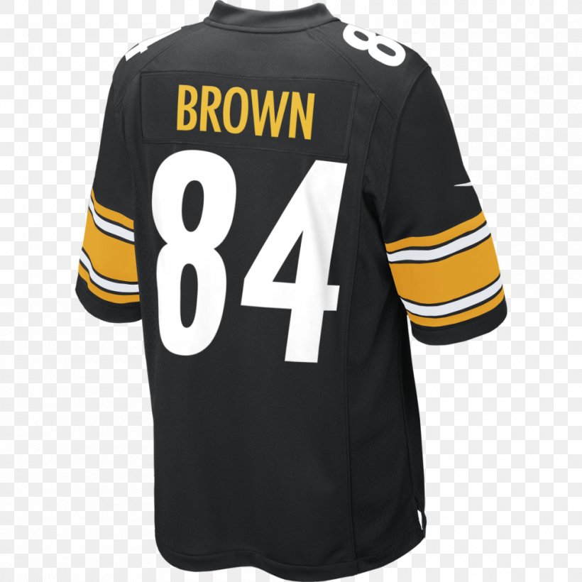 Pittsburgh Steelers NFL T-shirt Jersey American Football, PNG, 1000x1000px, Pittsburgh Steelers, Active Shirt, American Football, Antonio Brown, Ben Roethlisberger Download Free