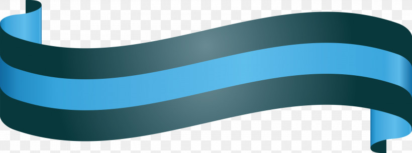 Ribbon S Ribbon, PNG, 3000x1117px, Ribbon, Rim, S Ribbon, Turquoise Download Free