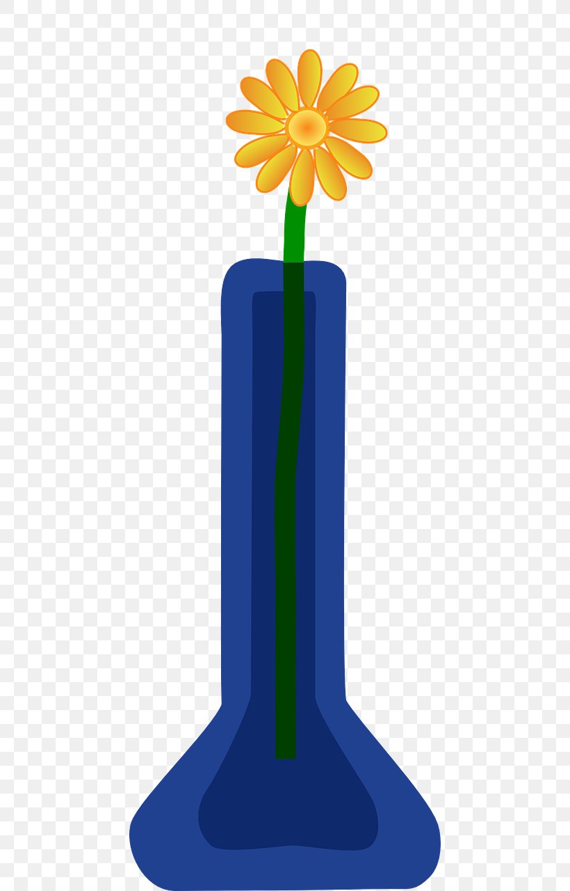 Vase Clip Art, PNG, 640x1280px, Vase, Blue, Blue Flower, Common Daisy, Flower Download Free