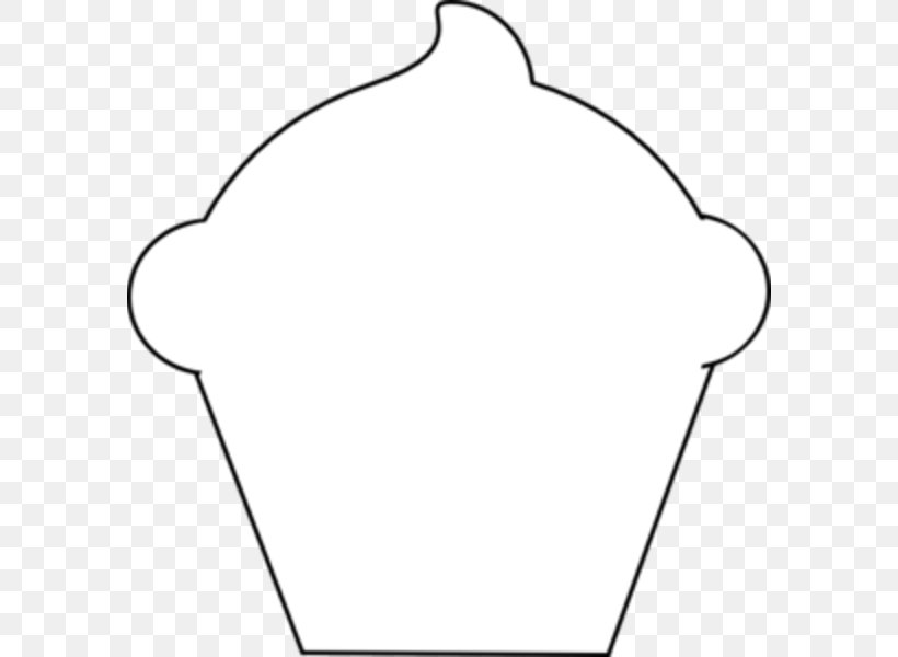 Cupcakes & Muffins Cupcakes & Muffins Drawing Clip Art, PNG, 588x600px, Cupcake, Area, Bakery, Black, Black And White Download Free