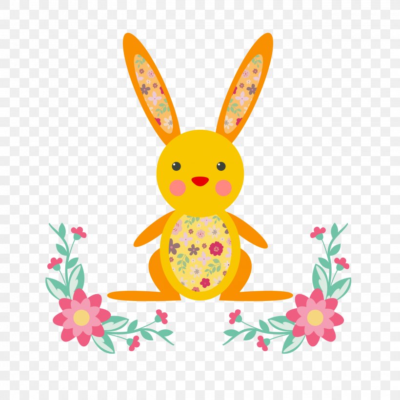 Easter Bunny European Rabbit Easter Egg, PNG, 2480x2480px, Easter Bunny, Drawing, Easter, Easter Egg, European Rabbit Download Free