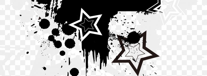 Grunge Shape Wallpaper, PNG, 1413x523px, Grunge, Abstract Art, Art, Black, Black And White Download Free