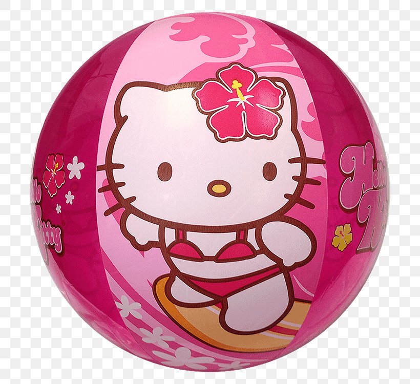 Hello Kitty Beach Ball Inflatable, PNG, 750x750px, Hello Kitty, Ball, Beach, Beach Ball, Inflatable Download Free