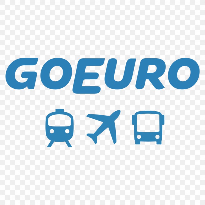 Train Bus Goeuro Travel Flight, PNG, 2200x2200px, Train, Area, Blue, Brand, Bus Download Free