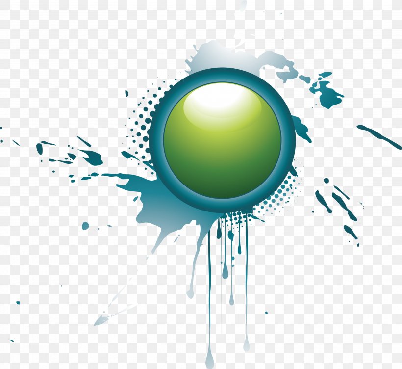 Blue Green Ink Background Button, PNG, 3516x3228px, Abstract Art, Art, Brand, Color, Green Download Free