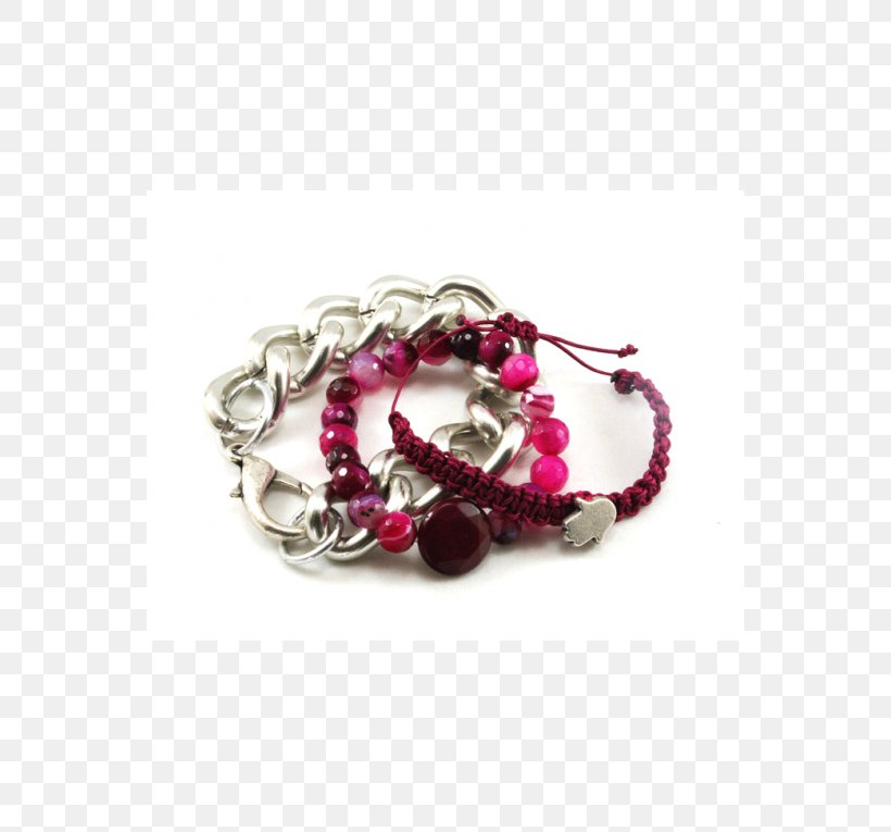 Bracelet Bead Necklace Magenta Gemstone, PNG, 550x765px, Bracelet, Bead, Chain, Fashion Accessory, Gemstone Download Free