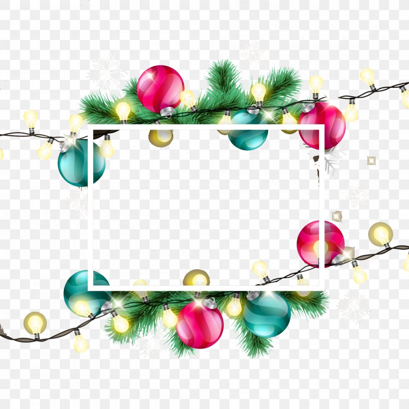 Wreath Christmas Day Vector Graphics Clip Art, PNG, 2000x2000px, Wreath, Branch, Christmas Card, Christmas Day, Christmas Decoration Download Free