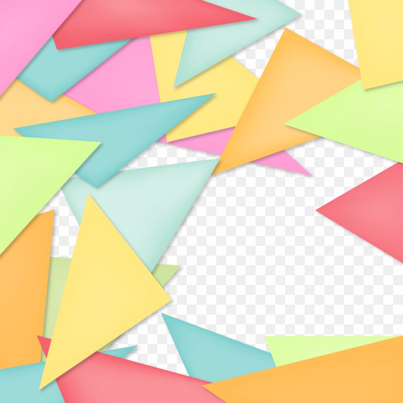 Triangle Euclidean Vector, PNG, 1500x1500px, Triangle, Art Paper, Color Triangle, Construction Paper, Material Download Free