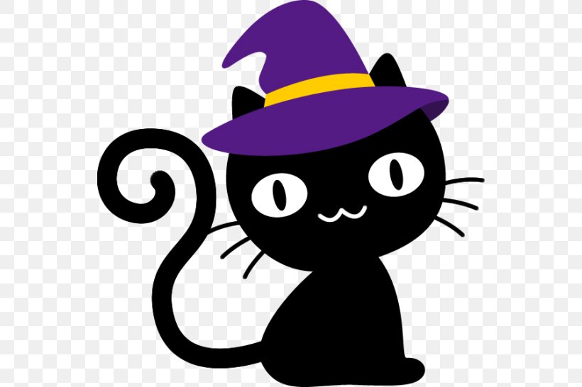 Black Cat Halloween Illustration Costume, PNG, 546x546px, Cat, Artwork, Black, Black Cat, Cat Like Mammal Download Free