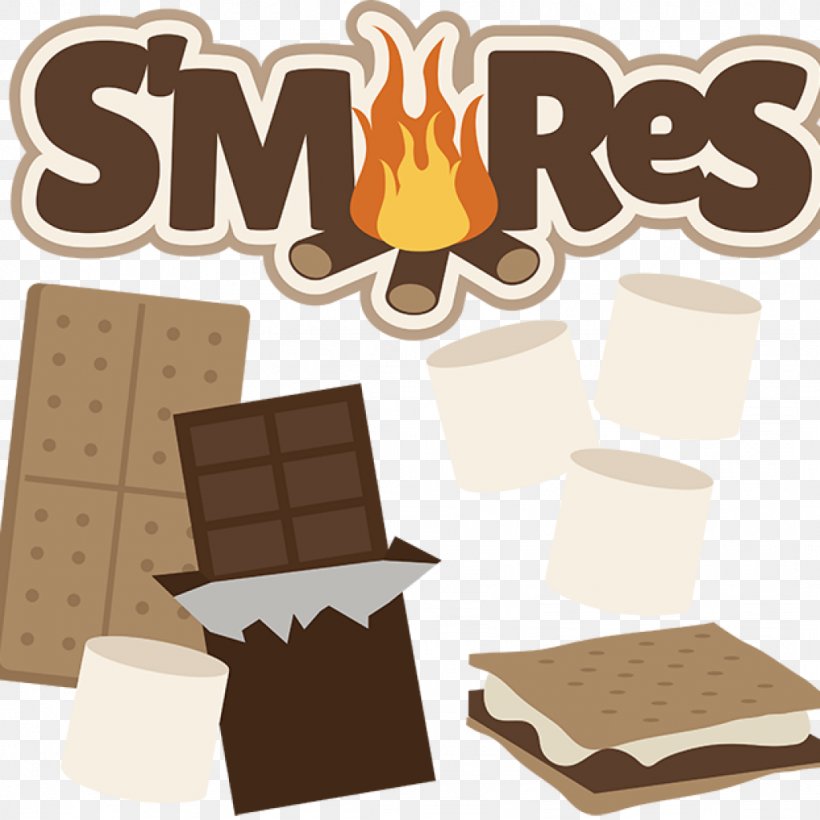 S'more Camping Food Clip Art Campfire, PNG, 1024x1024px, Smore, Bonfire, Brand, Campfire, Camping Download Free