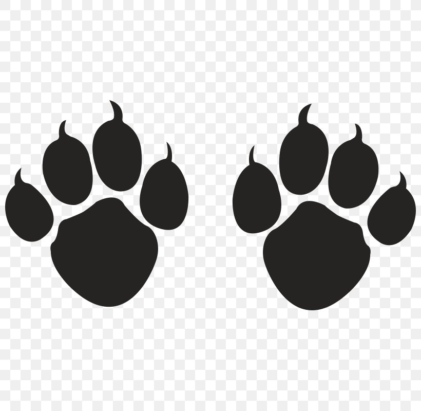 Cat Paw Dog Pet Claw, PNG, 800x800px, Cat, Black, Black And White, Black Cat, Claw Download Free