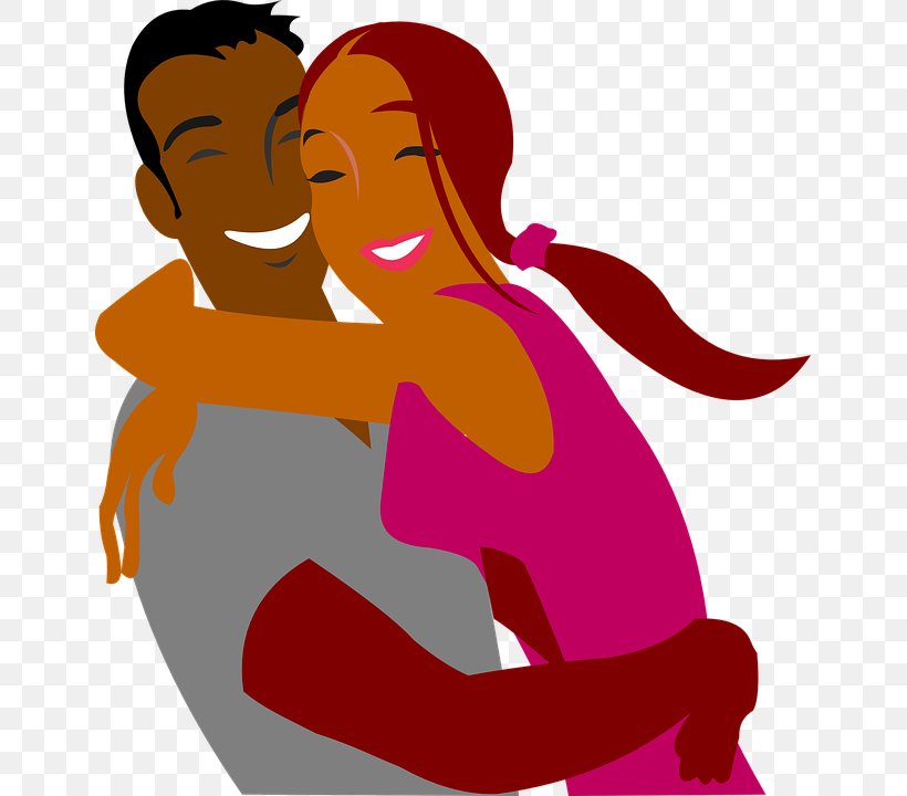 Couple Hug Royalty-free Clip Art, PNG, 647x720px, Watercolor, Cartoon, Flower, Frame, Heart Download Free