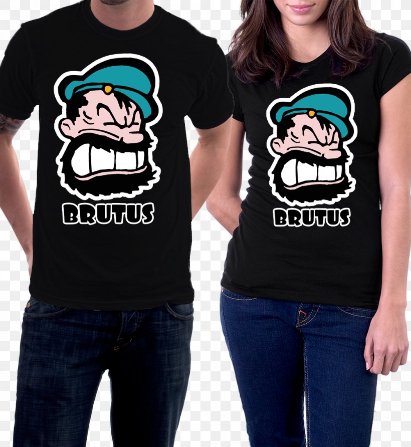 T-shirt Scar Popeye Bluto Olive Oyl, PNG, 1000x1088px, Tshirt, Animated Cartoon, Blouse, Bluto, Brand Download Free