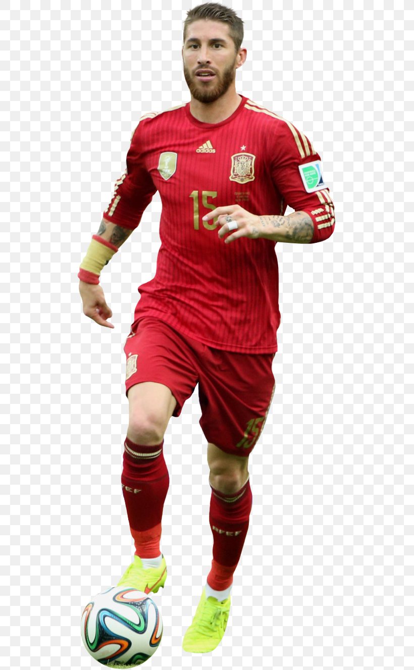 Sergio Ramos Spain National Football Team Football Player, PNG, 527x1327px, Sergio Ramos, Ball, Football, Football Player, Jersey Download Free