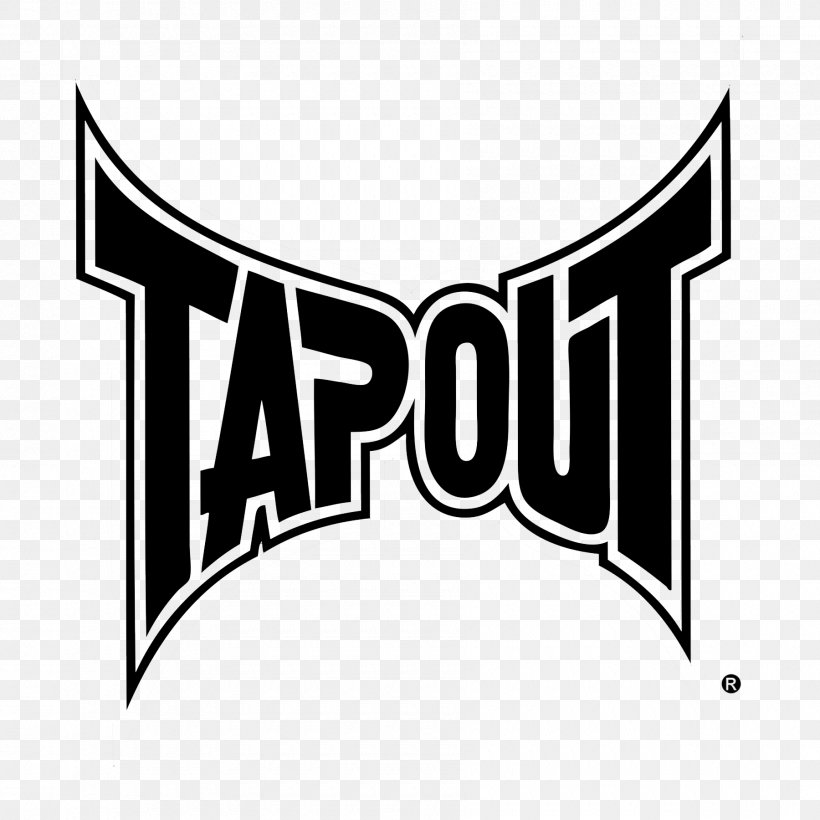 Tapout Mixed Martial Arts Clothing Ultimate Fighting Championship Submission, PNG, 1800x1800px, Tapout, Area, Black, Black And White, Brand Download Free