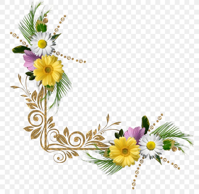 Borders And Frames Floral Design Clip Art Flower, PNG, 780x800px, Borders And Frames, Aster, Bouquet, Branch, Camomile Download Free