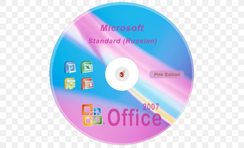 Compact Disc LizardTech DjVu Microsoft Corporation Microsoft Office 2007, PNG, 500x500px, Compact Disc, Biuras, Brand, Data Storage Device, Djvu Download Free