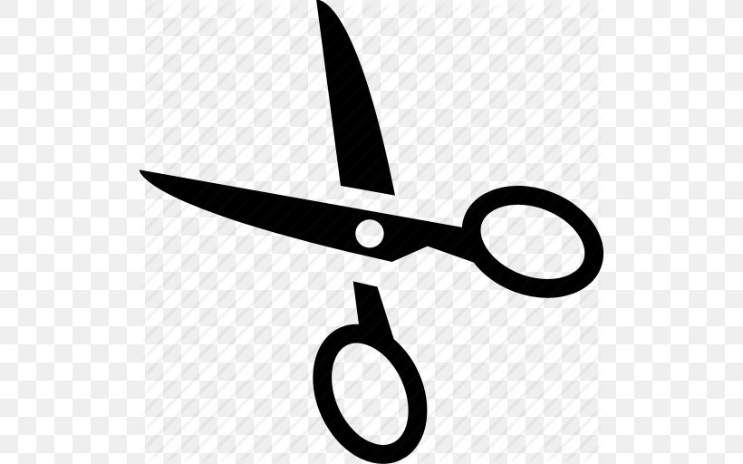 Scissors Clip Art, PNG, 512x512px, Scissors, Black And White, Brand, Cutting, Cutting Hair Download Free