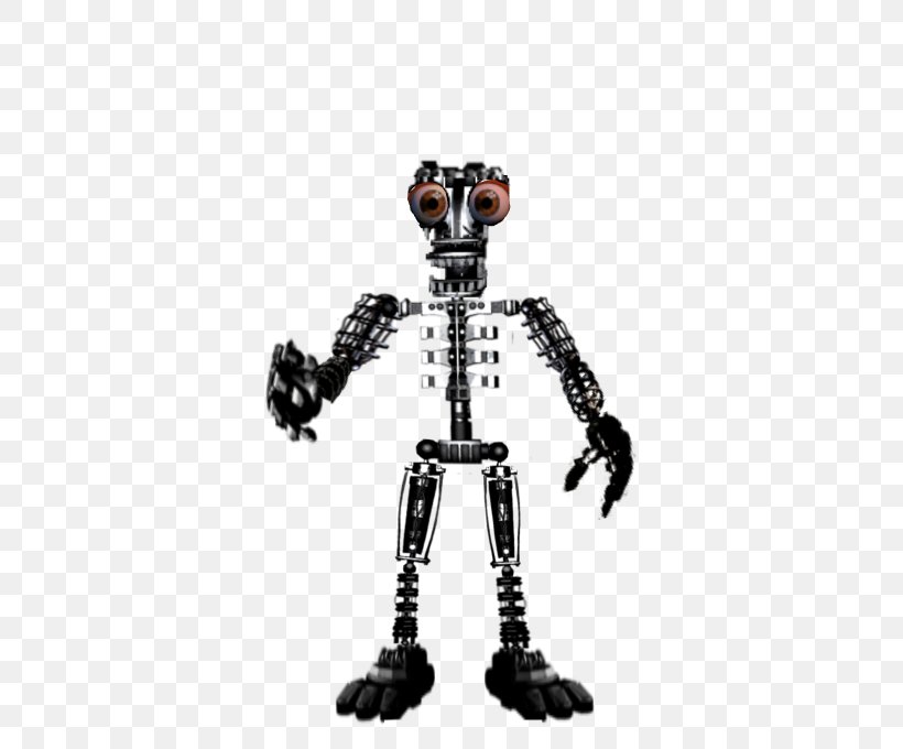 Five Nights At Freddy's 2 Five Nights At Freddy's: Sister Location Endoskeleton Animatronics, PNG, 379x680px, Endoskeleton, Action Figure, Action Toy Figures, Animatronics, Drawing Download Free